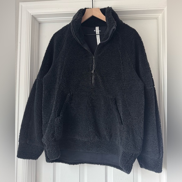 lululemon athletica Jackets & Blazers - Scuba Oversized Fleece Funnel-Neck Half-Zip